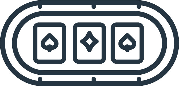 纸牌游戏图标孤立在白色背景上图片下载