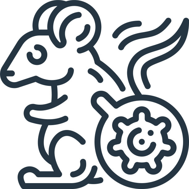 鼠标图标孤立在白色背景轮廓上图片下载