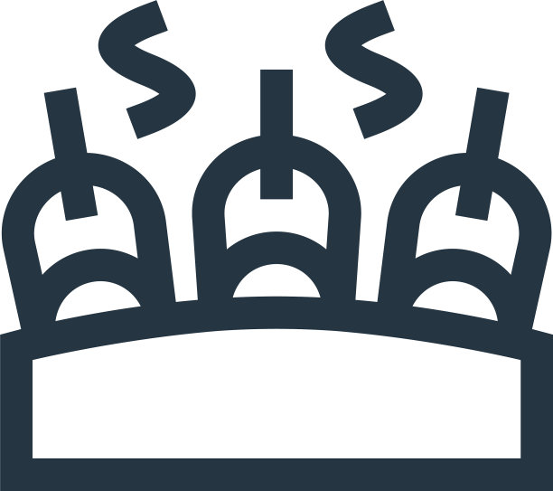 拔火罐图标孤立的白色背景轮廓图片下载