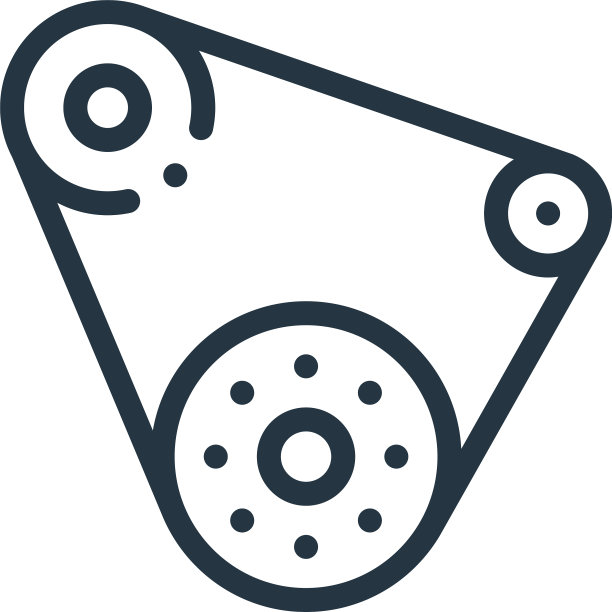 传送带图标隔离在白色背景图片下载