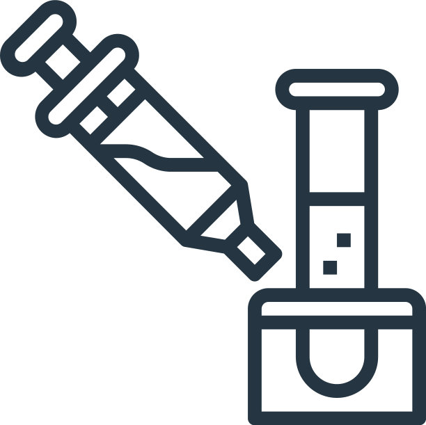 血液测试图标孤立在白色背景上图片下载