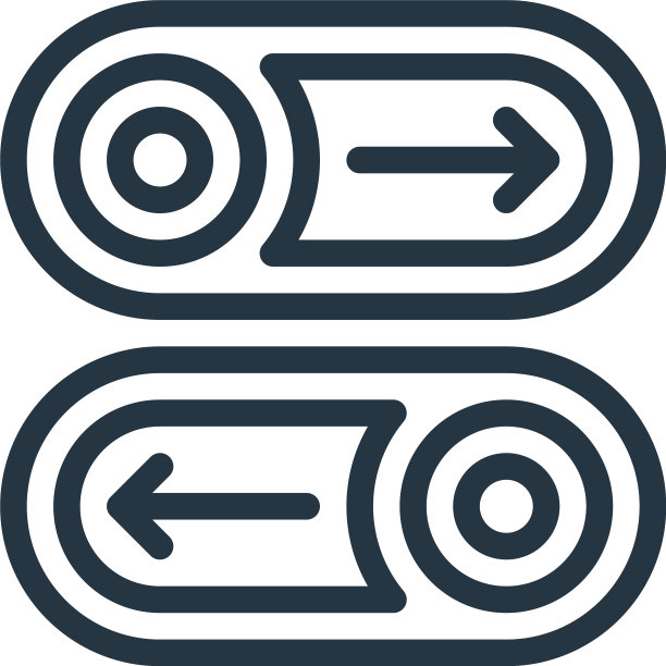 按钮图标孤立在白色背景轮廓图片下载