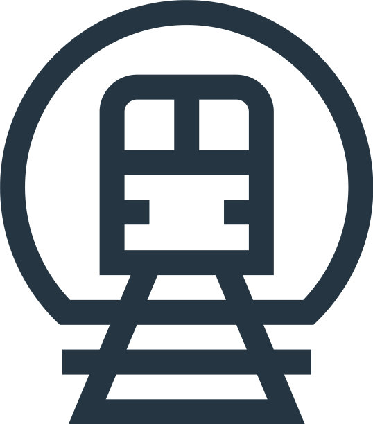 地铁图标地铁可编辑的行程地铁线性图片下载