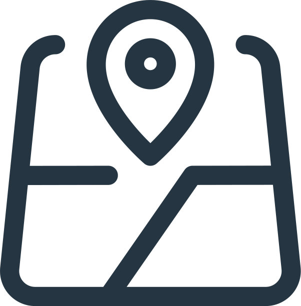 位置图标孤立在白色背景上图片下载