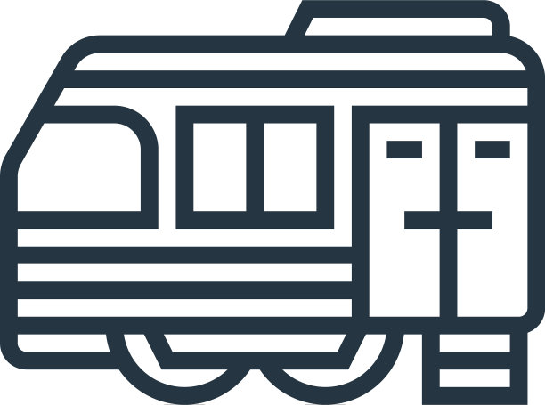 火车货物图标孤立的白色背景图片下载