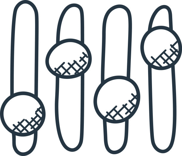 均衡器图标隔离在白色背景图片下载