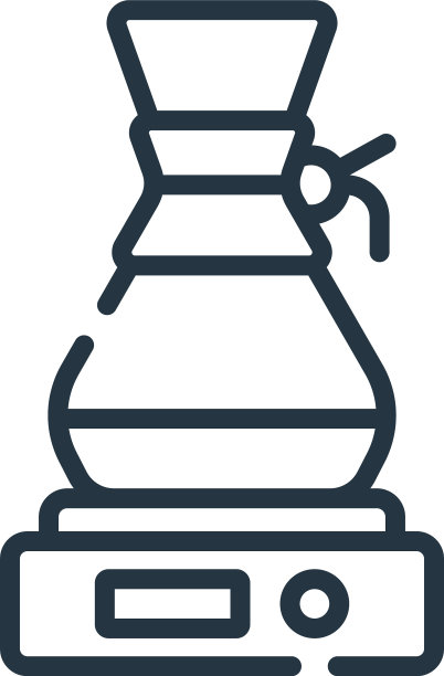咖啡机图标孤立在白色背景图片下载