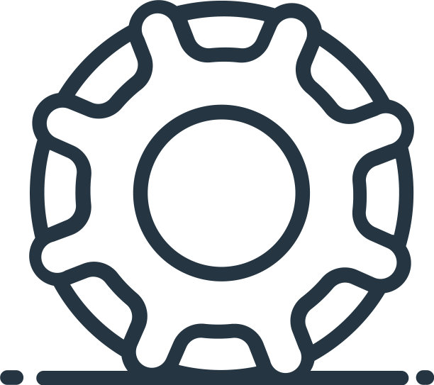 车轮图标车轮可编辑笔触车轮线性图片下载