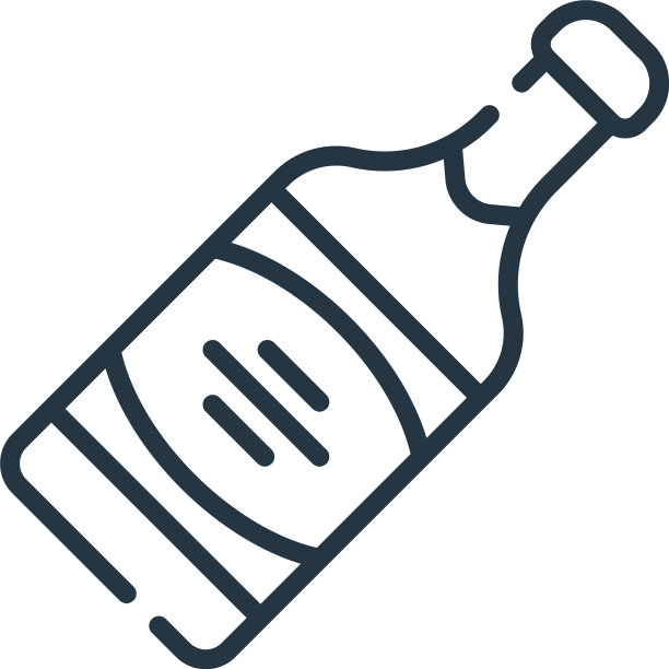 酒瓶图标酒瓶可编辑描酒图片下载