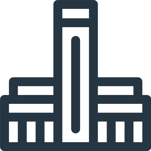 泰特现代图标孤立在白色背景图片下载