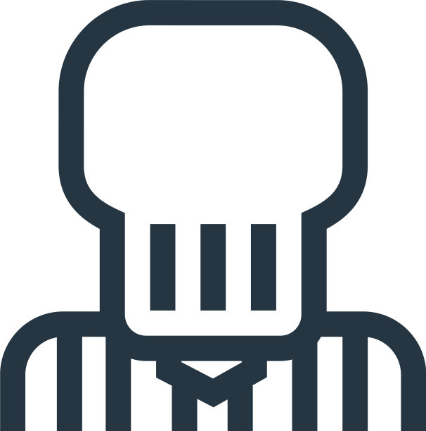 细长人图标孤立在白色背景图片下载