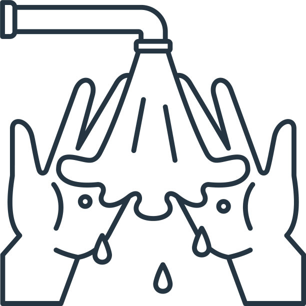 手洗图标手洗可编辑的笔触图片下载