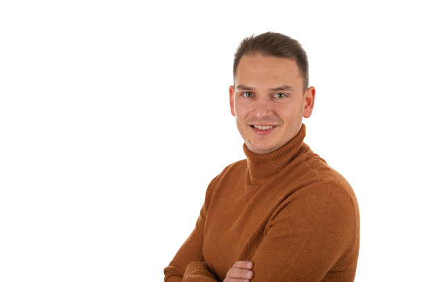 孤立的年轻商人图片下载