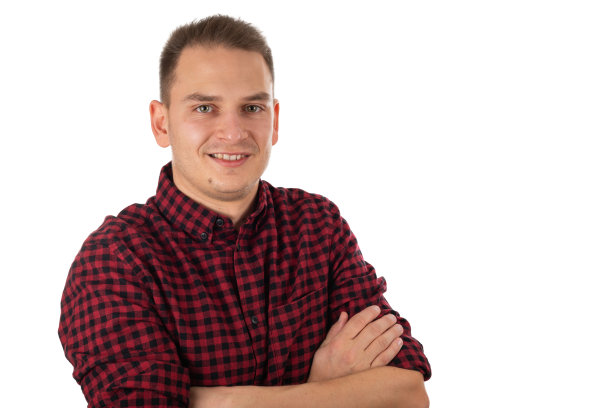 孤立的年轻商人图片下载