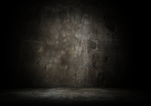 墙壁和地板损坏，染色裂缝纹理背景3d渲染图片下载