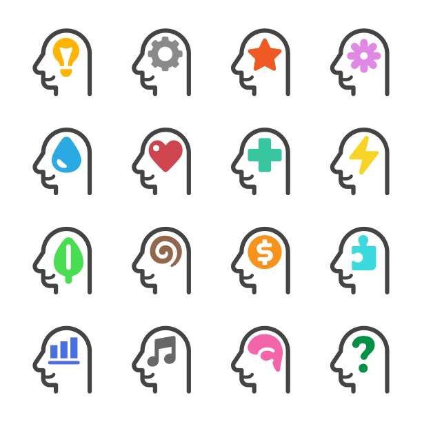 思维头图标组图片下载