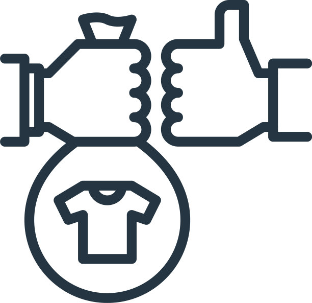 慈善图标孤立的白色背景轮廓图片下载