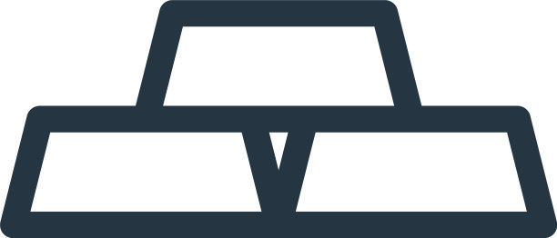 金色图标孤立在白色背景轮廓图片下载