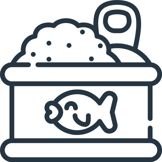 罐头食品图标孤立的白色背景图片下载