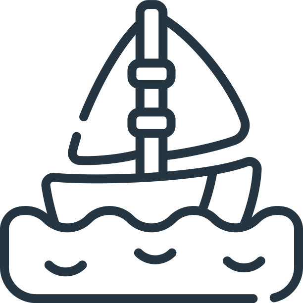 帆船图标帆船可编辑中风帆船图片下载