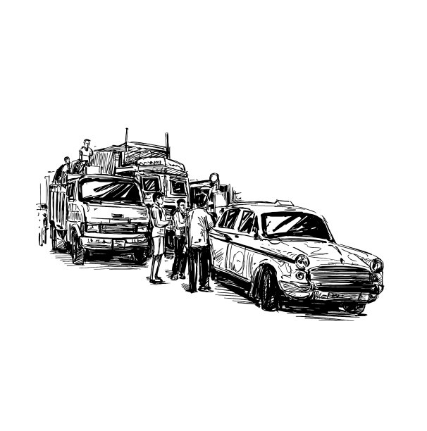 在印度拉出租车图片下载