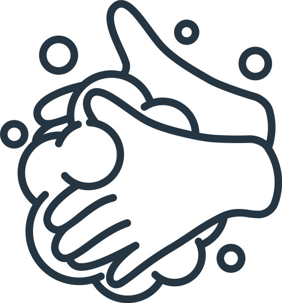 手洗图标手洗可编辑的笔触图片下载