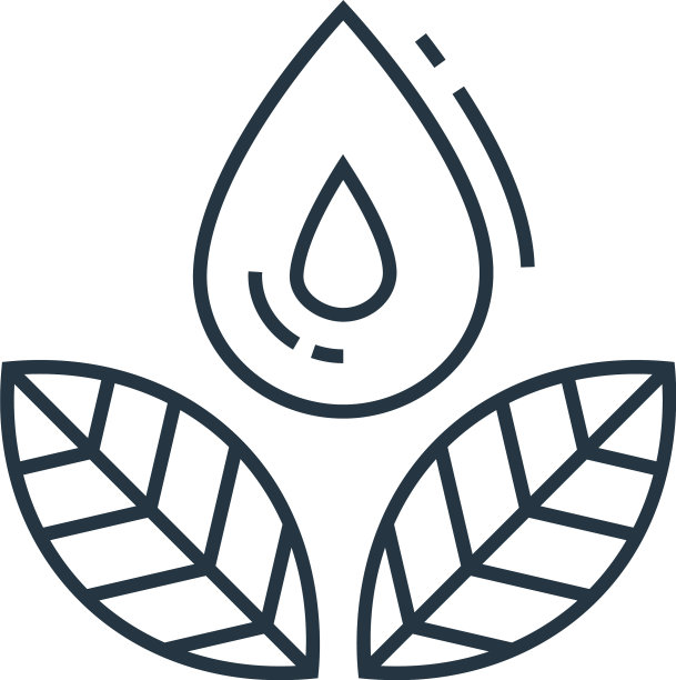 节约水图标隔离在白色背景图片下载