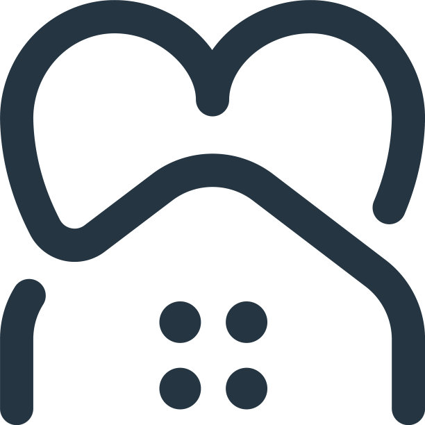 居家图标孤立的白色背景图片下载