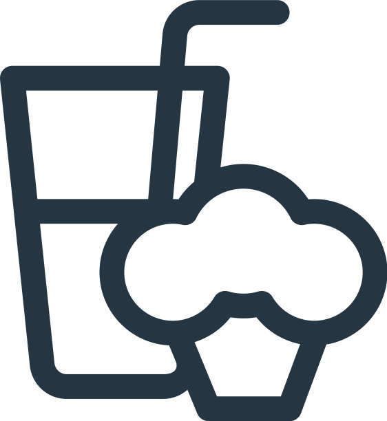 冰沙图标孤立的白色背景图片下载