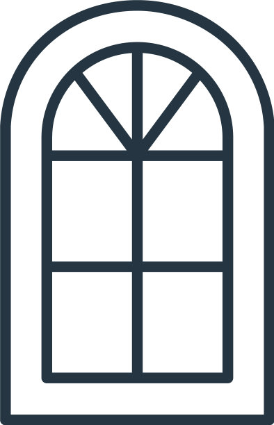 窗口图标孤立在白色背景轮廓上图片下载