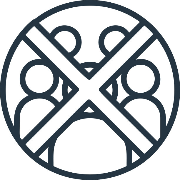 人群图标孤立在白色背景轮廓图片下载