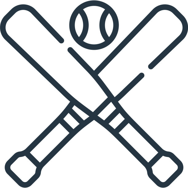 棒球图标孤立的白色背景图片下载