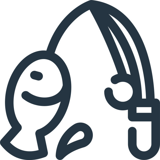 垂钓图标垂钓可编辑笔划垂钓图片下载