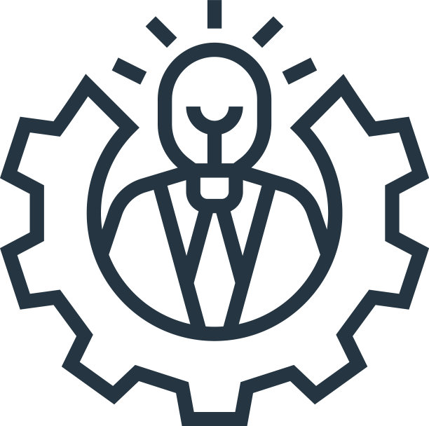 技能图标孤立在白色背景轮廓上图片下载