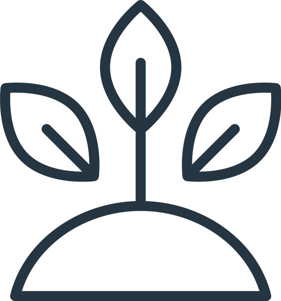 芽图标芽可编辑的笔触芽线性图片下载