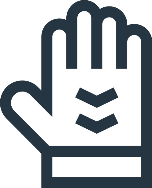 门将图标孤立在白色背景图片下载