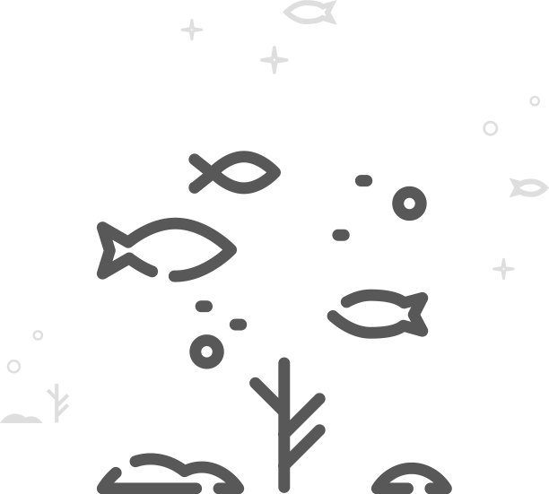 学校鱼线图标符号象形符号图片下载