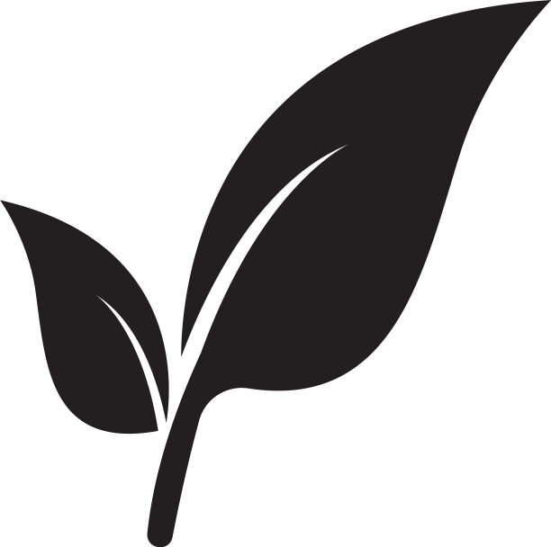 绿叶标志图片下载