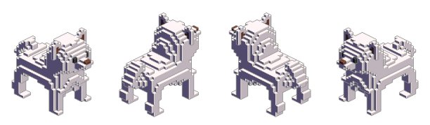 柴犬的像素艺术图片下载
