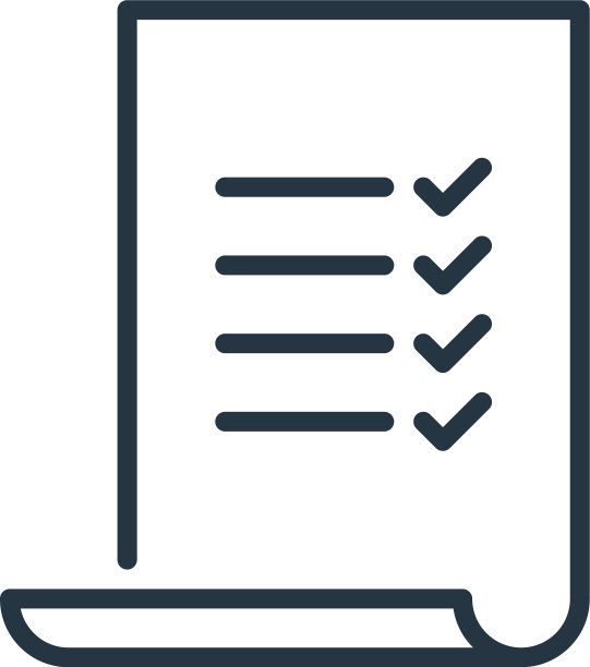 列表图标孤立在白色背景大纲图片下载