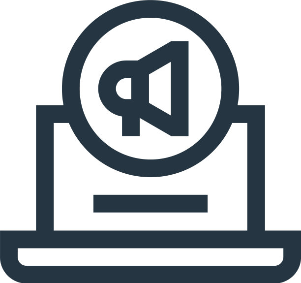 数字营销图标孤立在白色图片下载