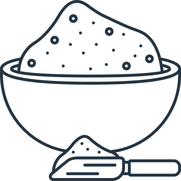 盐图标盐可编辑笔划盐线性符号图片下载