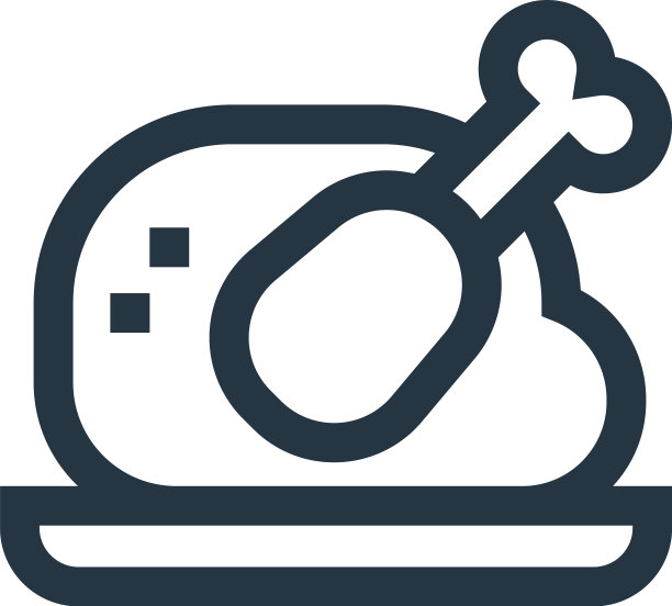 土耳其图标孤立在白色背景大纲图片下载