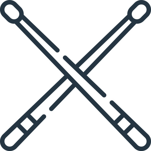 鼓图标鼓可编辑笔划鼓线性符号图片下载