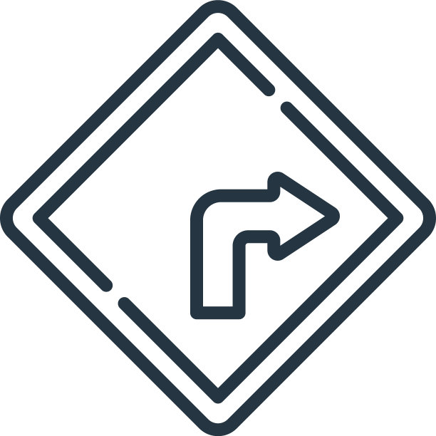 右转图标孤立在白色背景图片下载