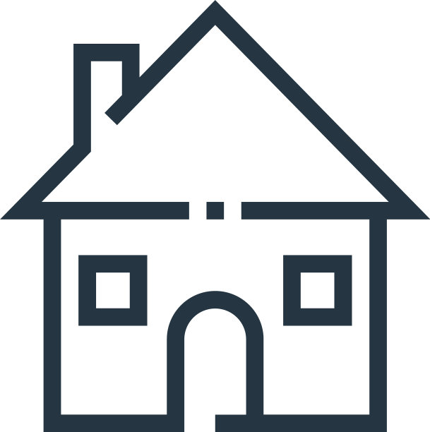 主图标孤立在白色背景大纲图片下载