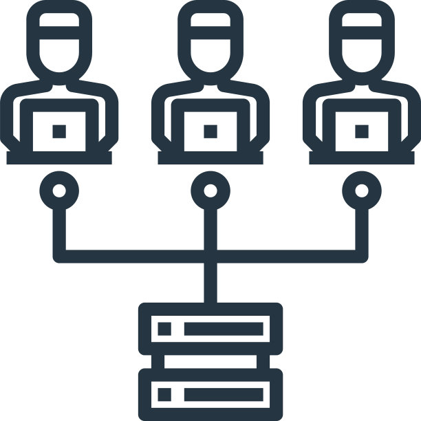 网络图标隔离在白色背景上图片下载