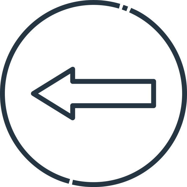 左转图标孤立的白色背景图片下载