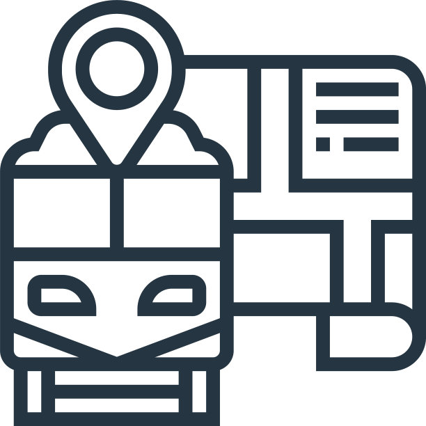 地图指针图标孤立在白色背景上图片下载