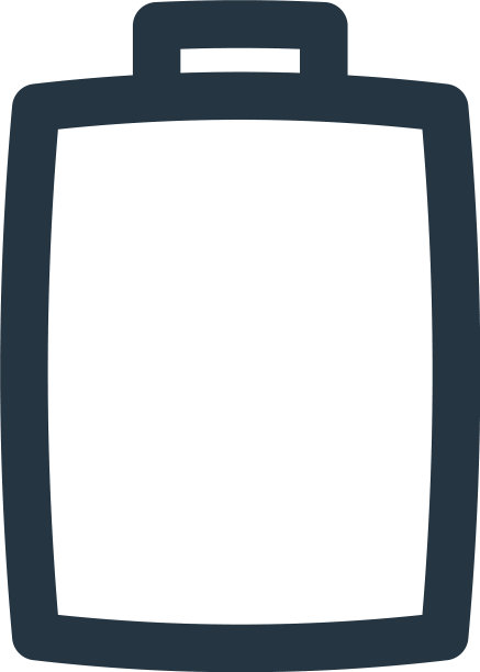 电池图标孤立在白色背景大纲图片下载